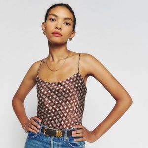 Reformation 100% Silk Top